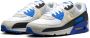 Nike Herenschoenen Air Max 90 Premium White Racer Blue Black Khaki- Heren White Racer Blue Black Khaki - Thumbnail 1