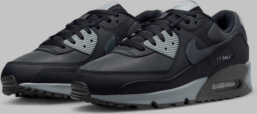 Nike Air Max 90 Black Cool Grey Metallic Silver Anthracite- Black Cool Grey Metallic Silver Anthracite