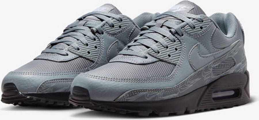 Nike Air Max 90 Cool Grey Black White Cool Grey- Cool Grey Black White Cool Grey