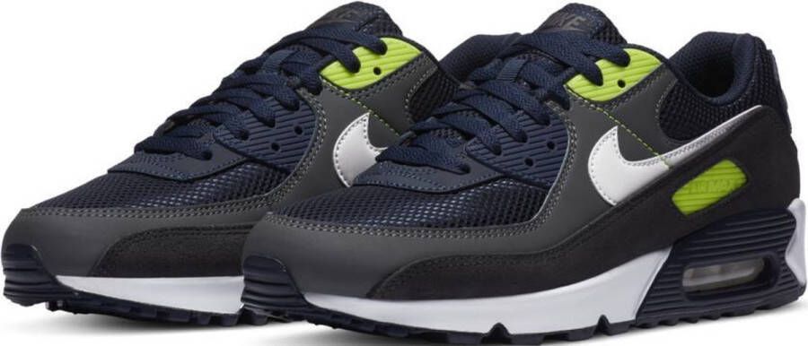 Nike Air Max 90 Herenschoen Obsidian Iron Grey Smoke Grey White Heren