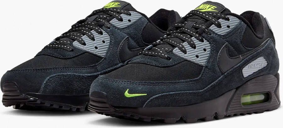 Nike Herenschoenen Air Max 90 Black Volt Cool Grey Black- Heren Black Volt Cool Grey Black