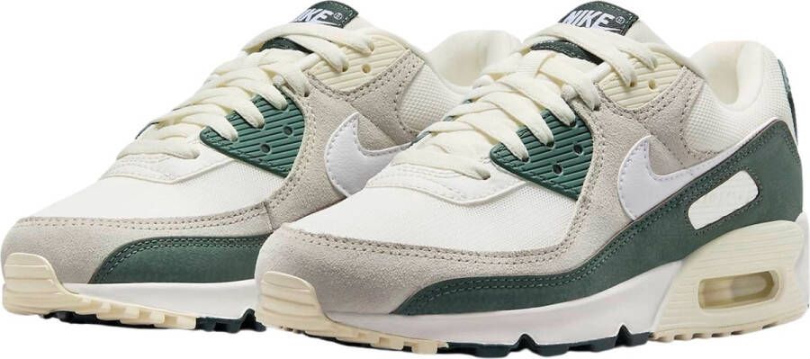 Nike Damesschoenen Air Max 90 Sail Vintage Green Coconut Milk White- Dames Sail Vintage Green Coconut Milk White