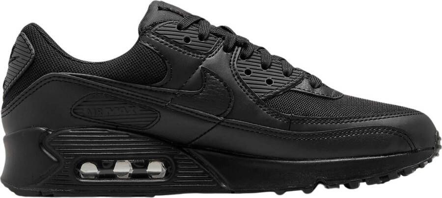 Nike Air Max 90 (W) Triple Black Dames Sneakers Schoenen Casual Zwart DH8010