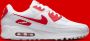 Nike Air Max 90 Wit Rood Sneaker DX8966 - Thumbnail 1