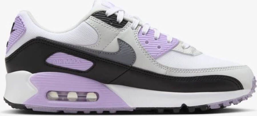 Nike Air Max 90 Dames White Lilac Photon Dust Cool Grey- Dames White Lilac Photon Dust Cool Grey