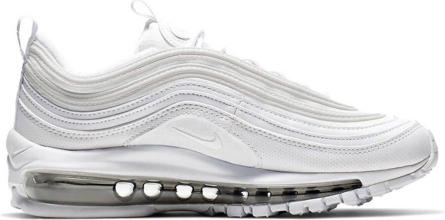 Nike Air Max 97 (gs) Running Schoenen white white metallic silver maat: 38.5 beschikbare maaten:36.5 38.5 35.5