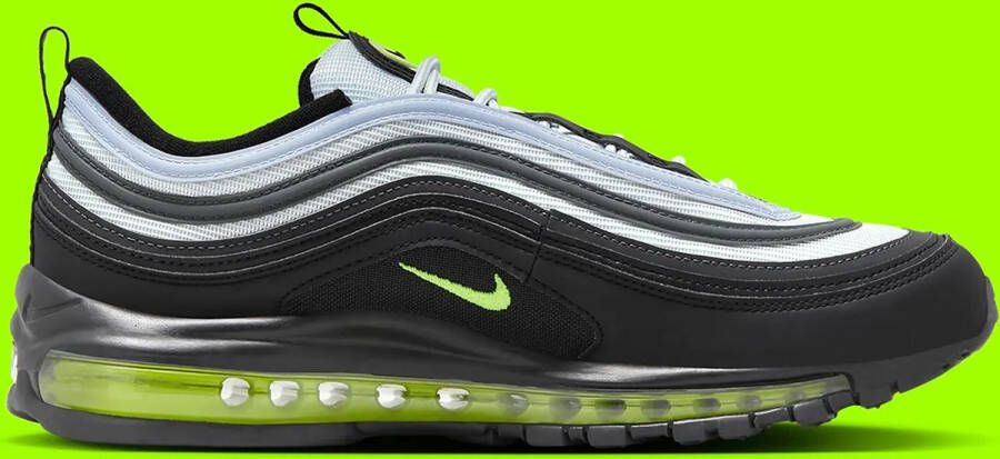 Nike Air Max 97 Neon Sneakers Unisex Pure Platinum Volt Black White