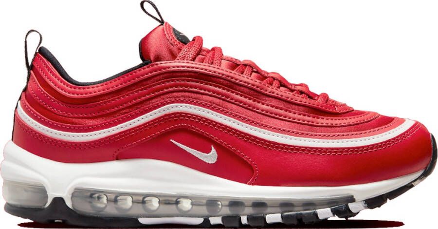 Nike Air Max 97 Sneakers Dames Gym Red Wit Zwart Neutral Grey