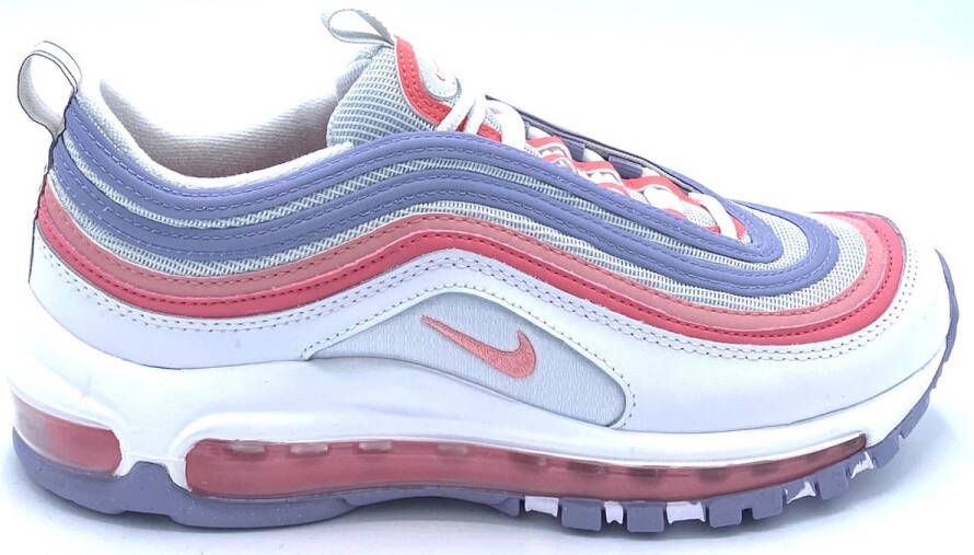 Nike Air Max 97 GS Meisjes sneakers Wit Roze Grijs Junior schoenen