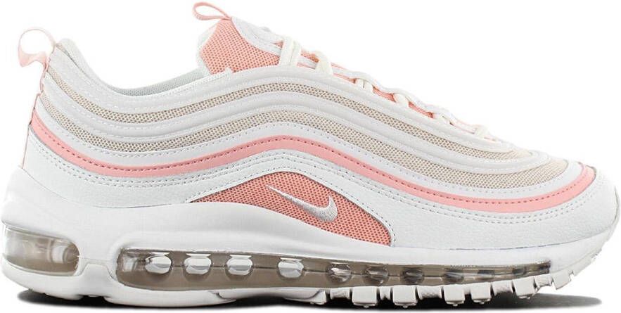 Nike Air Max 97 Wit Roze Dames Sneaker 921733-104 Doos Zonder Deksel