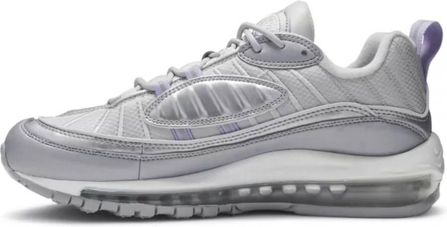 Nike Air Max 98 'Vast Grey Purple Agate' BV6536-001 zilver- paars- sneakers laag