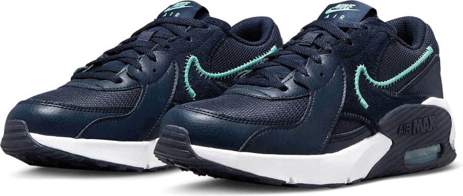 Nike air max excee sneakers zwart groen kinderen