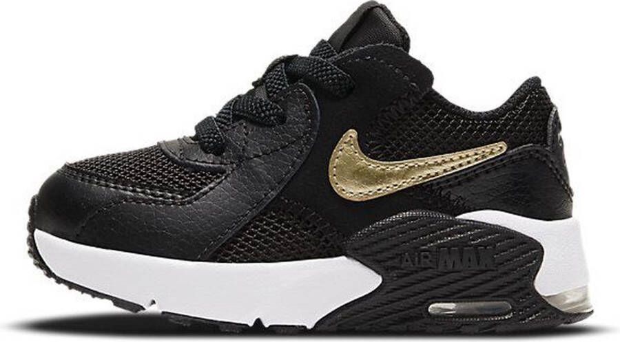 Nike air max excee sneakers zwart goud kinderen