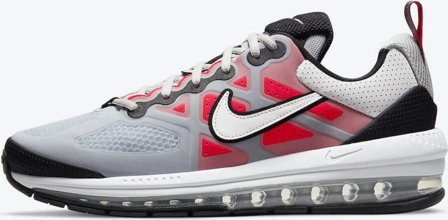 Nike Air Max Genome Herenschoenen Pure Platinum Bright Crimson Black White Heren