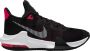 Nike Air Max Impact 3 Basketbal Schoenen Black White Bright Crimson Heren - Thumbnail 5