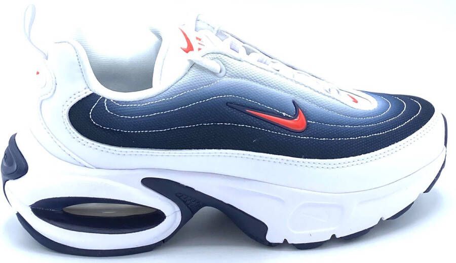 Nike Damesschoenen Air Max Portal White Midnight Navy Bright Crimson- Dames White Midnight Navy Bright Crimson