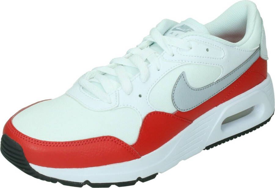 Nike Air Max SC Sneakers Wit Rood Zwart Heren