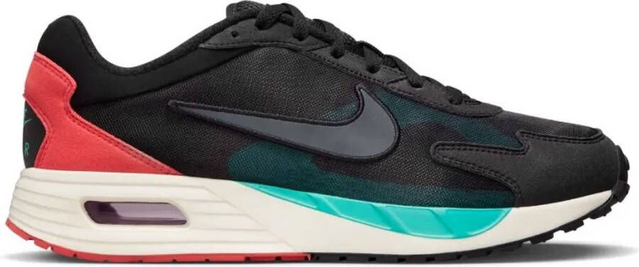 Nike air max solo sneakers zwart rood heren