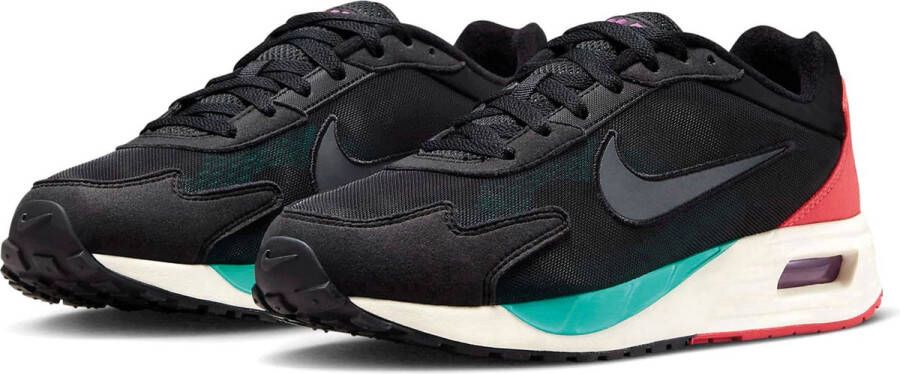 Nike air max solo sneakers zwart rood heren