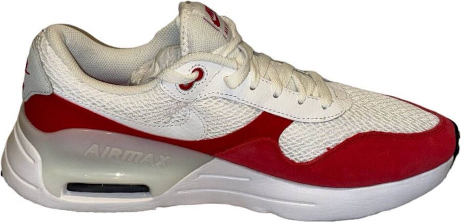 Nike air max systm sneakers wit rood heren