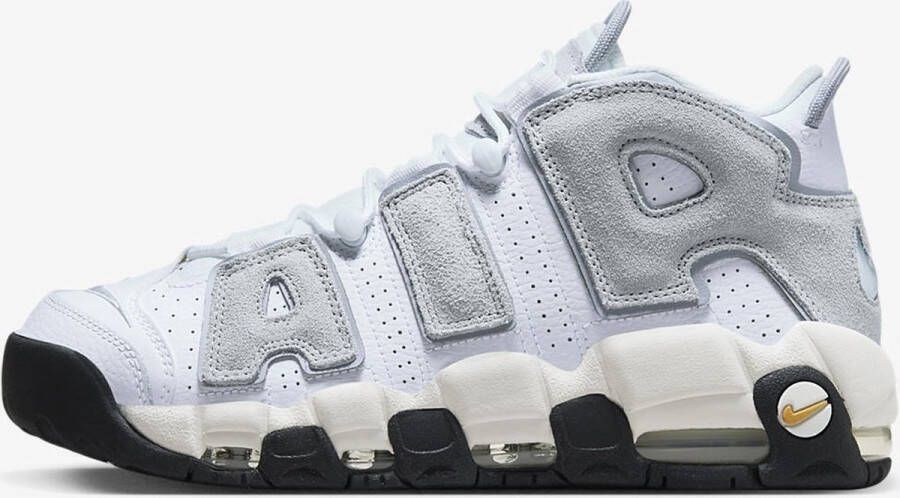 Nike Air More Uptempo Pure Platinum Wolf Grey Sneakers Heren DOOS ZONDER DEKSEL