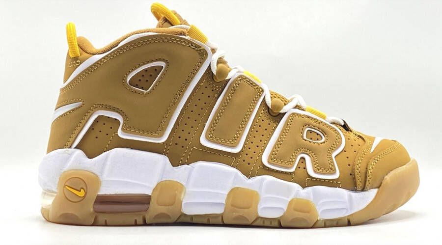 Nike Air More Uptempo(Gs ) Wheat White Pollen Gum Light Brown Shoes grade school DQ4713 700