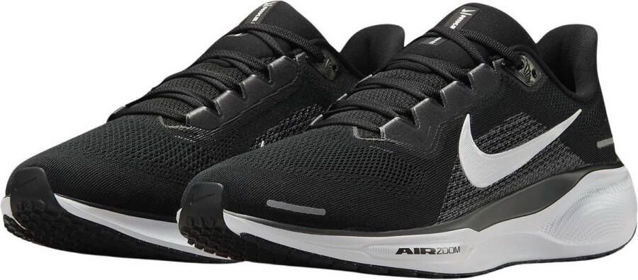 Nike pegas men's road running schoen nt heren Black Black White