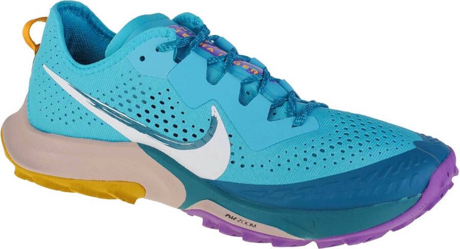 Nike Air Zoom Terra Kiger 7 Trailrunningschoenen Heren Turquoise Blue White Mystic Teal