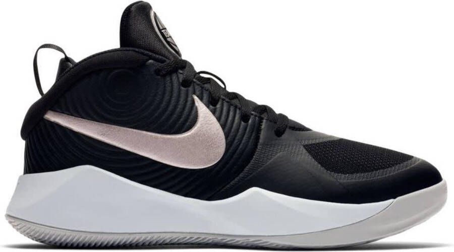 Nike Basketball Nike Team Hustle 9 PS Zwart Wit Schoenmaat EU