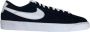 Nike Blazer Low Prm Vntg Suede Black White Schoenmaat 42 1 2 Sneakers 538402 004 - Thumbnail 1