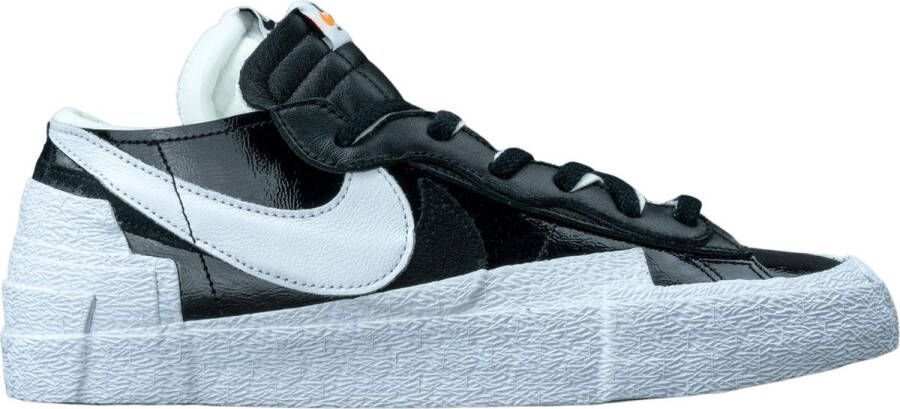 Nike Blazer Low X Sacai Blk Lakleder Zwart Streetwear Volwassen