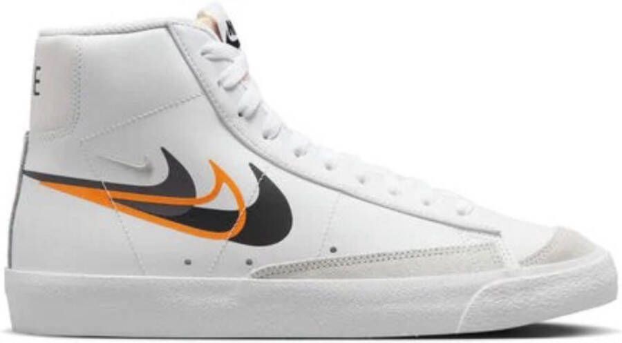 Nike Blazer Mid 77 Multi Swoosh Heren Sneakers Schoenen Wit FN7809