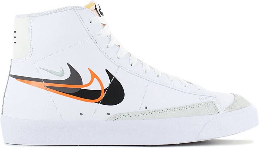 Nike Blazer Mid '77 Basketball Schoenen white black bright mandarin medium ash maat: 46 beschikbare maaten:42 43 44.5 45 46