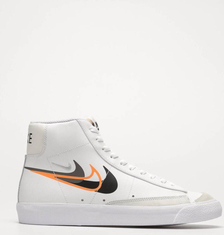 Nike Blazer Mid '77 Basketball Schoenen white black bright mandarin medium ash maat: 46 beschikbare maaten:42 43 44.5 45 46