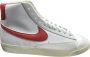 Nike Blazer Mid '77 NN Sneakers Dames Wit Rood - Thumbnail 3