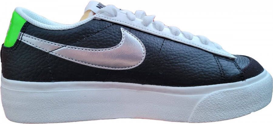 Nike Blazer Platform Dames Sneakers Black Metallic Silver