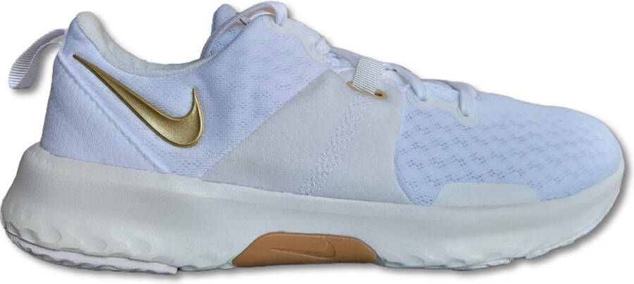 Nike City Trainer 3 Dames White Summit White Sesame Metallic Gold Star Dames