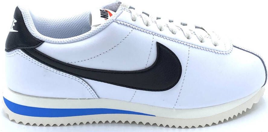 Nike Cortez Wit Zwart Blauw Sneakers Unisex