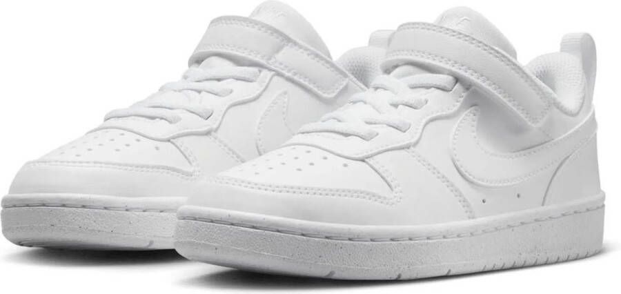 Nike court borough low recraft sneakers wit kinderen