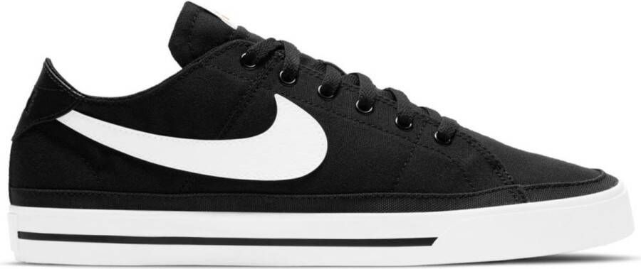 Nike Zwarte Court Legacy Canvas Sneakers Black Unisex