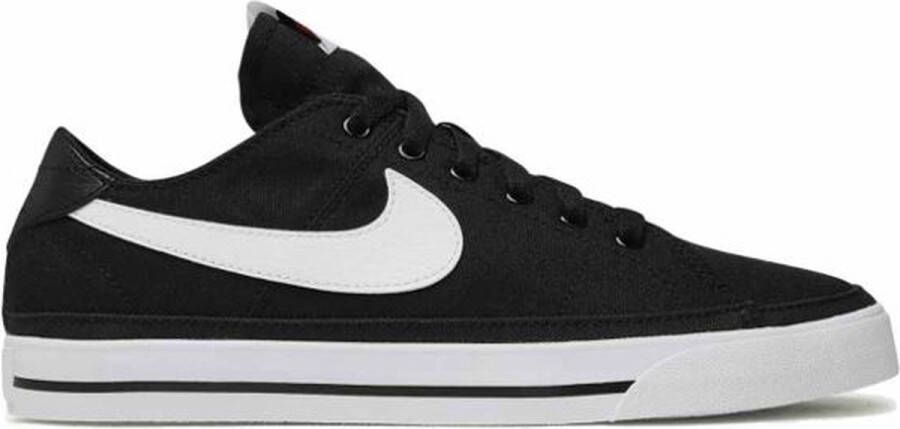 Nike Zwarte Court Legacy Canvas Sneakers Black Unisex - Foto 3