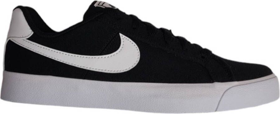 Nike Court Royale AC canvas sneakers zwart wit