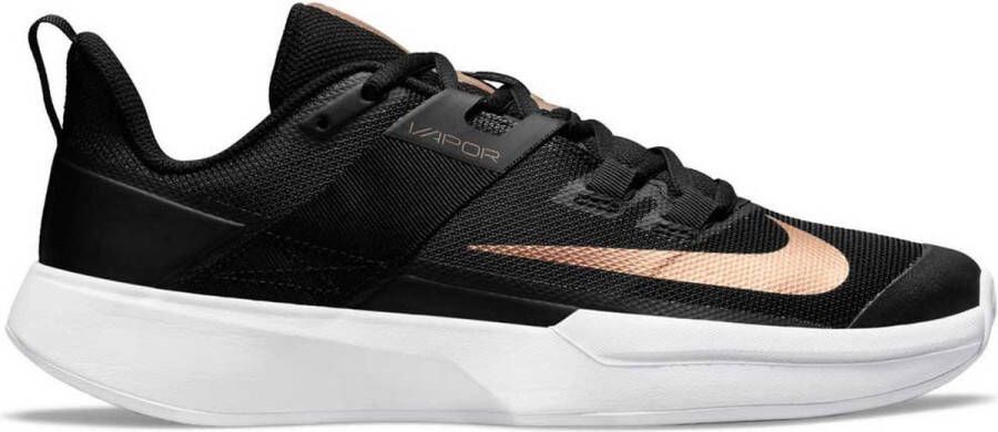 Nike Court Vapor Lite Gravel Schoenen Black Metalic Red Bronze White Kinderen