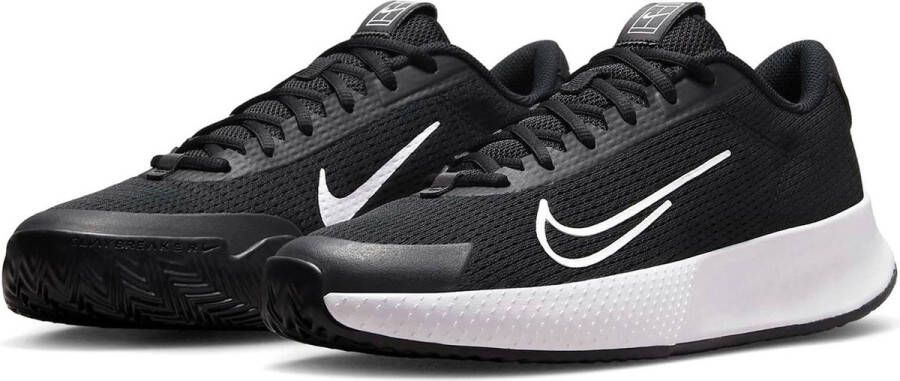 Nike vapor lite 2 tennisschoenen zwart wit heren