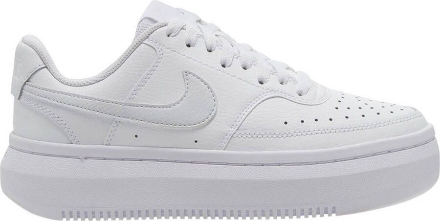 Nike Court Vision Alta Leer Schoenen White Dames