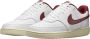 Nike Court Vision Low Next Nature Sneakers Wit Rood Unisex - Thumbnail 1