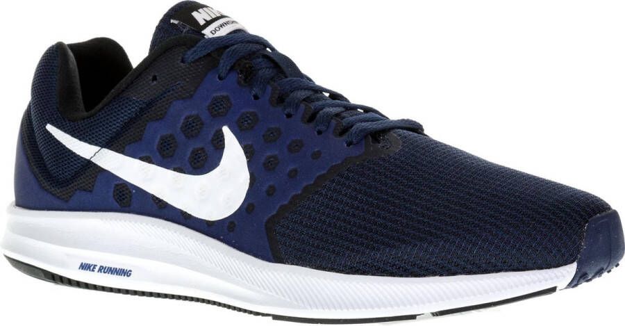 Nike Downshifter 2 Hardloopschoenen Mannen blauw wit