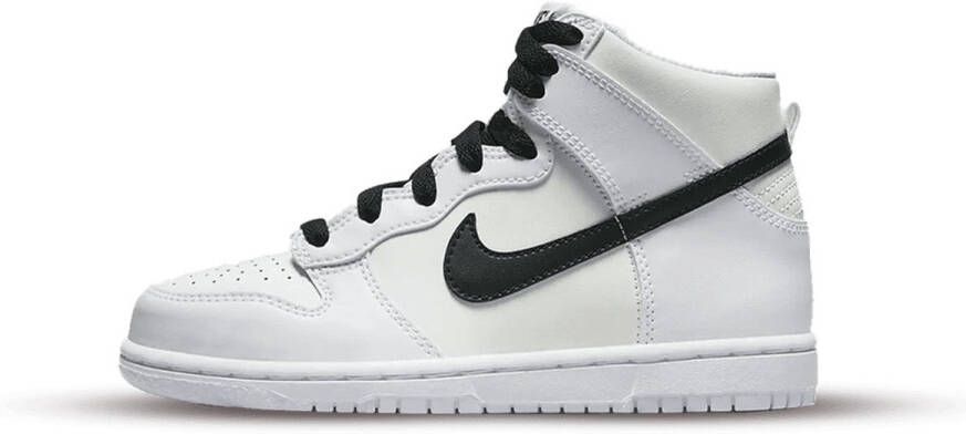 Nike Dunk High Summit White Black PS DD2314-108 kids sneakers zwart wit