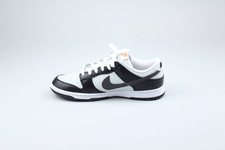 Nike Dunk Low 'Mini Swoosh' Sneakers Mannen Zwart Grijs Wit Oranje