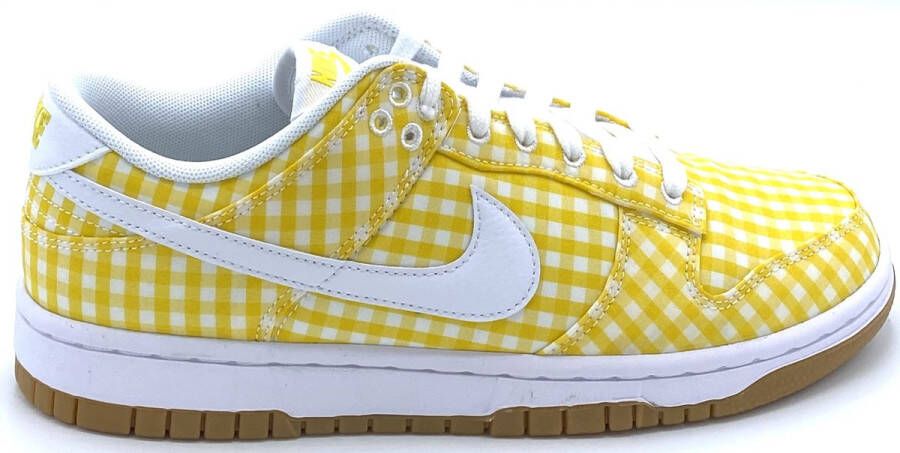 Nike dunk low EWT 'Yellow Gingham' dames